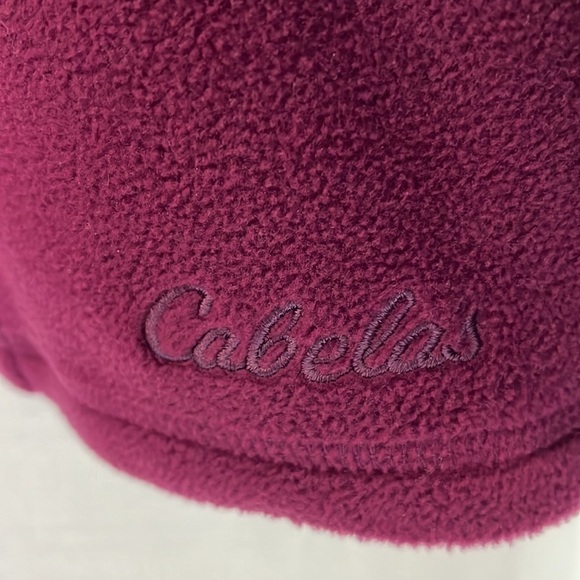 𝅺cabela’s purple fleece 1/4 zip, size XLTG, in very good condition - Picture 5 of 5